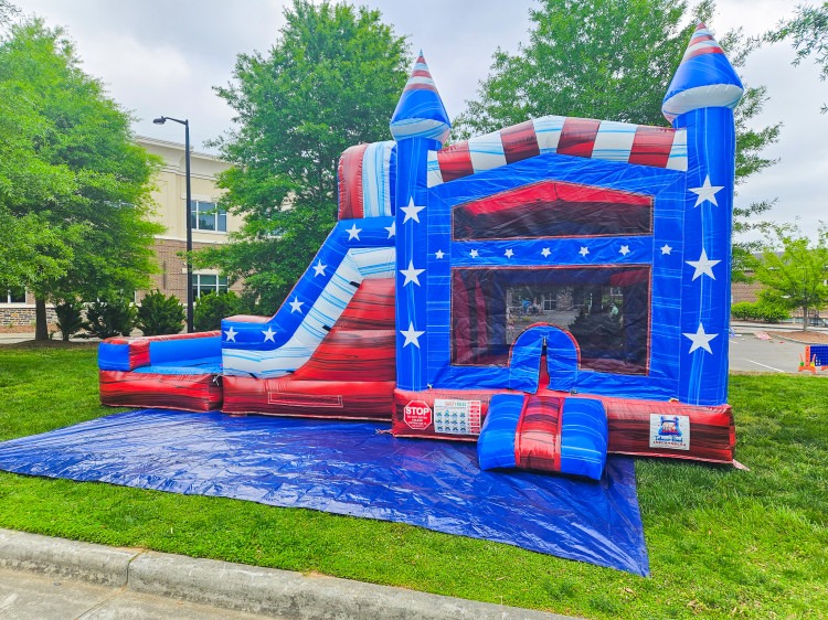 Old Glory Bounce House Slide Combo (Wet or Dry)