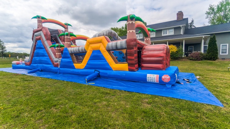60' Tropical Adventure Obstacle Course (Wet or Dry)