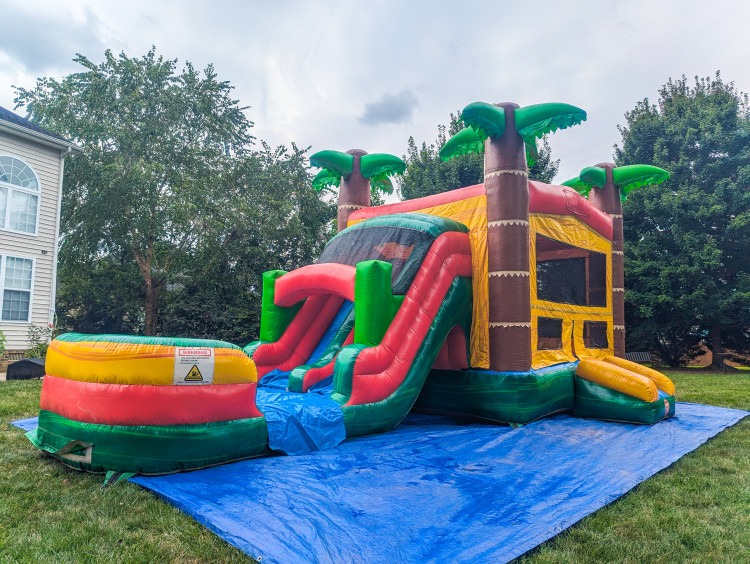 Jungle Bounce House Slide Combo (Wet or Dry)