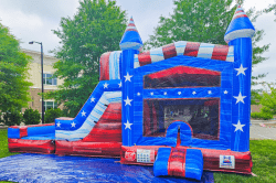 Old Glory Bounce House Slide Combo (Wet or Dry)