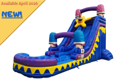 18' Popsicle Splash Waterslide
